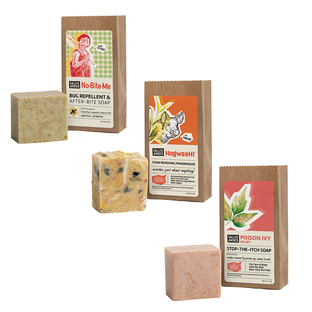 Outdoor Utility Soap Bar Trio